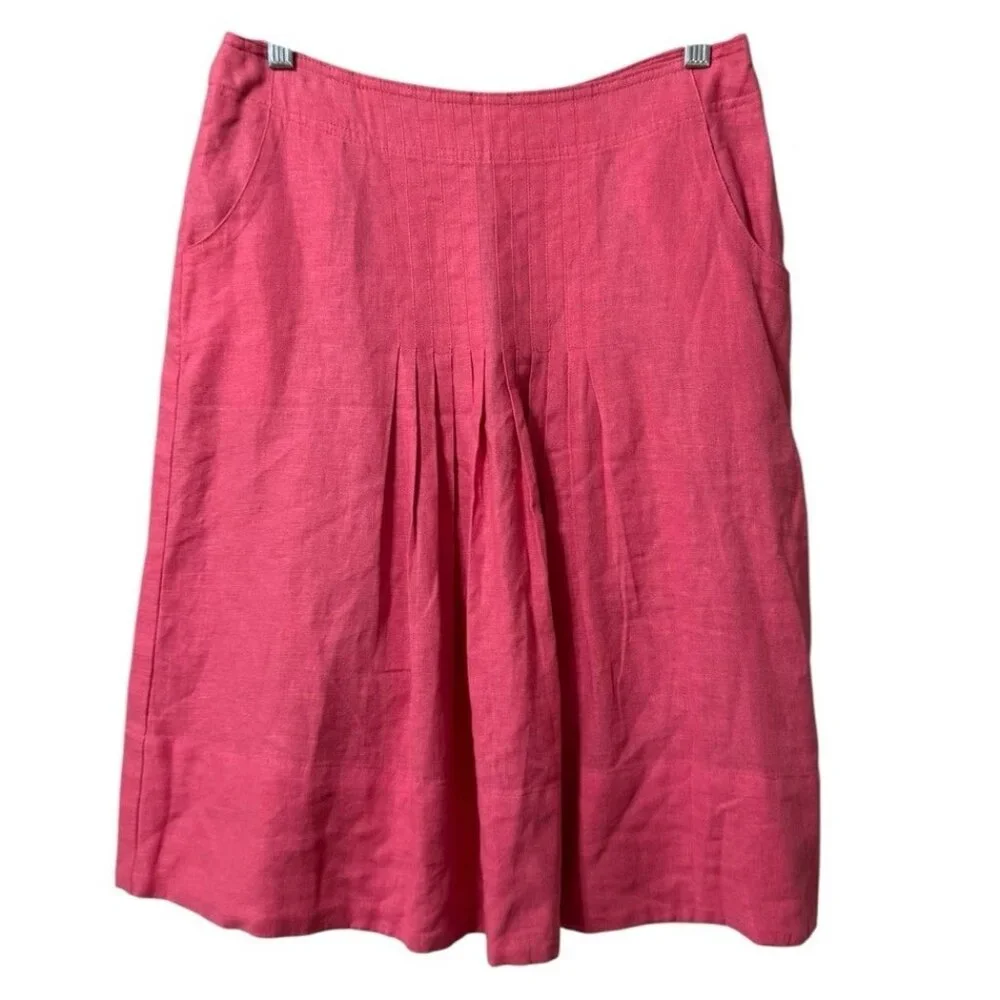 Tory Burch Skirt Size Measured Pleated Lined Career Office Professional Designer